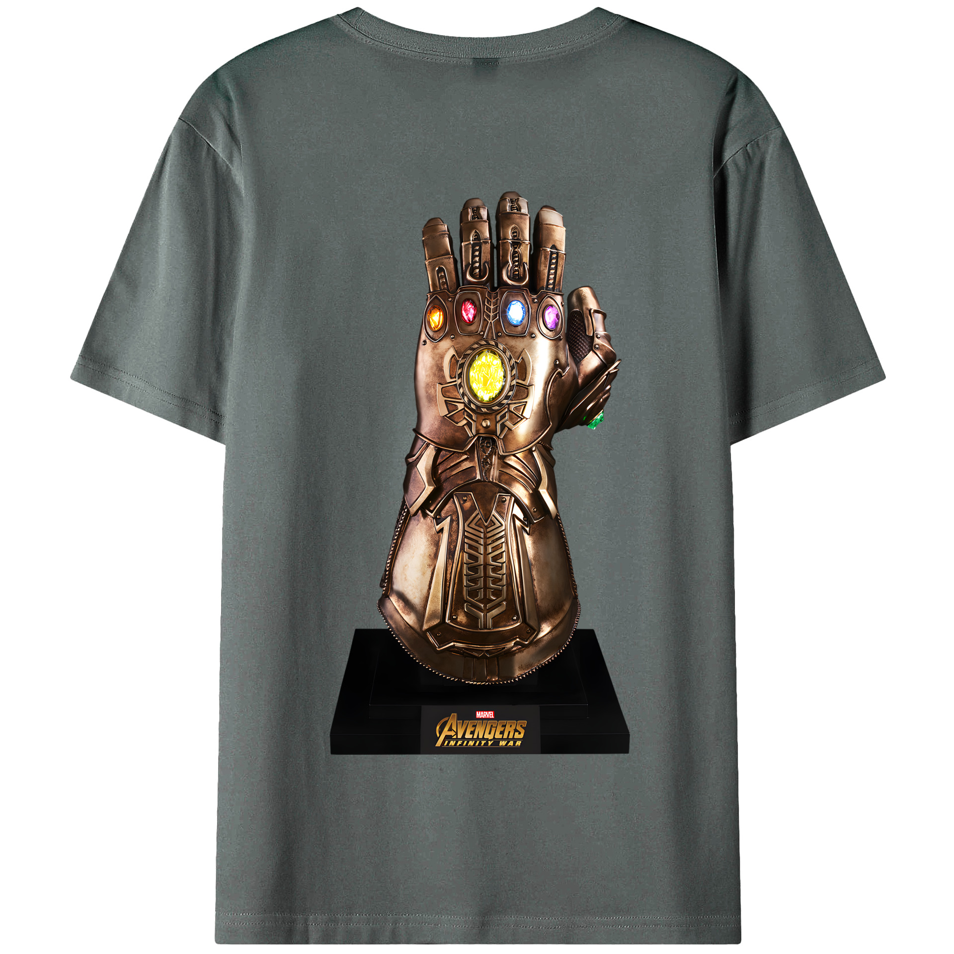 （画像用） アベンジャーズ The Avengers 綿100％半袖Tシャツ（背面プリント）